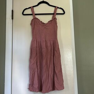 Market & Spruce pink dress with pockets